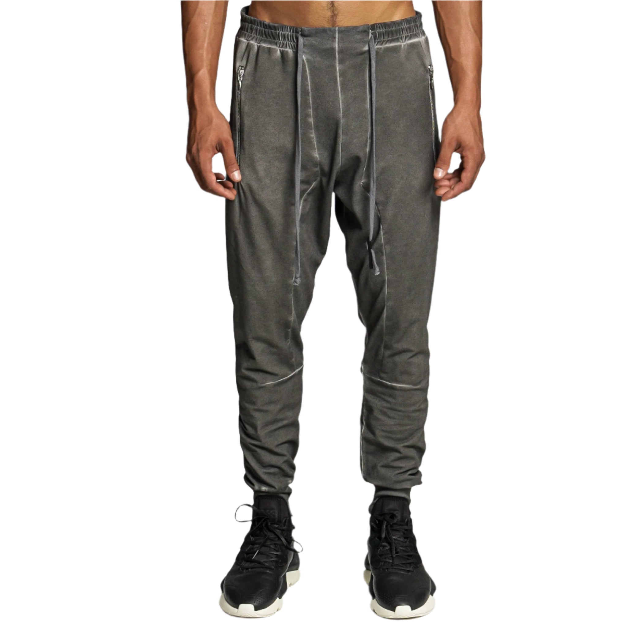 Long grey joggers sale