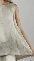 Patch Dye Sleeveless Top