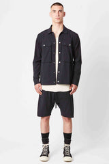 MSJ600 Popper Shirt Jacket