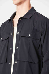 MSJ600 Popper Shirt Jacket