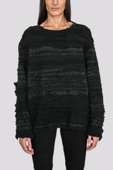 139DEC Fringed Patch Recycled Longsleeve