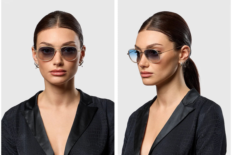 DITA Artoa.79X White Gold Crystal Clear