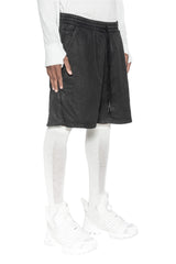 P27 Black Coated Shorts