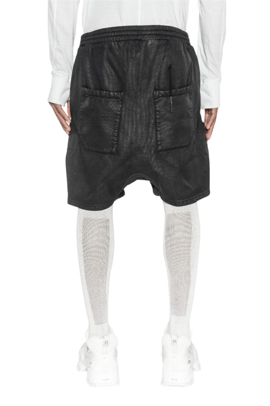 P27 Black Coated Shorts