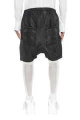 P27 Black Coated Shorts