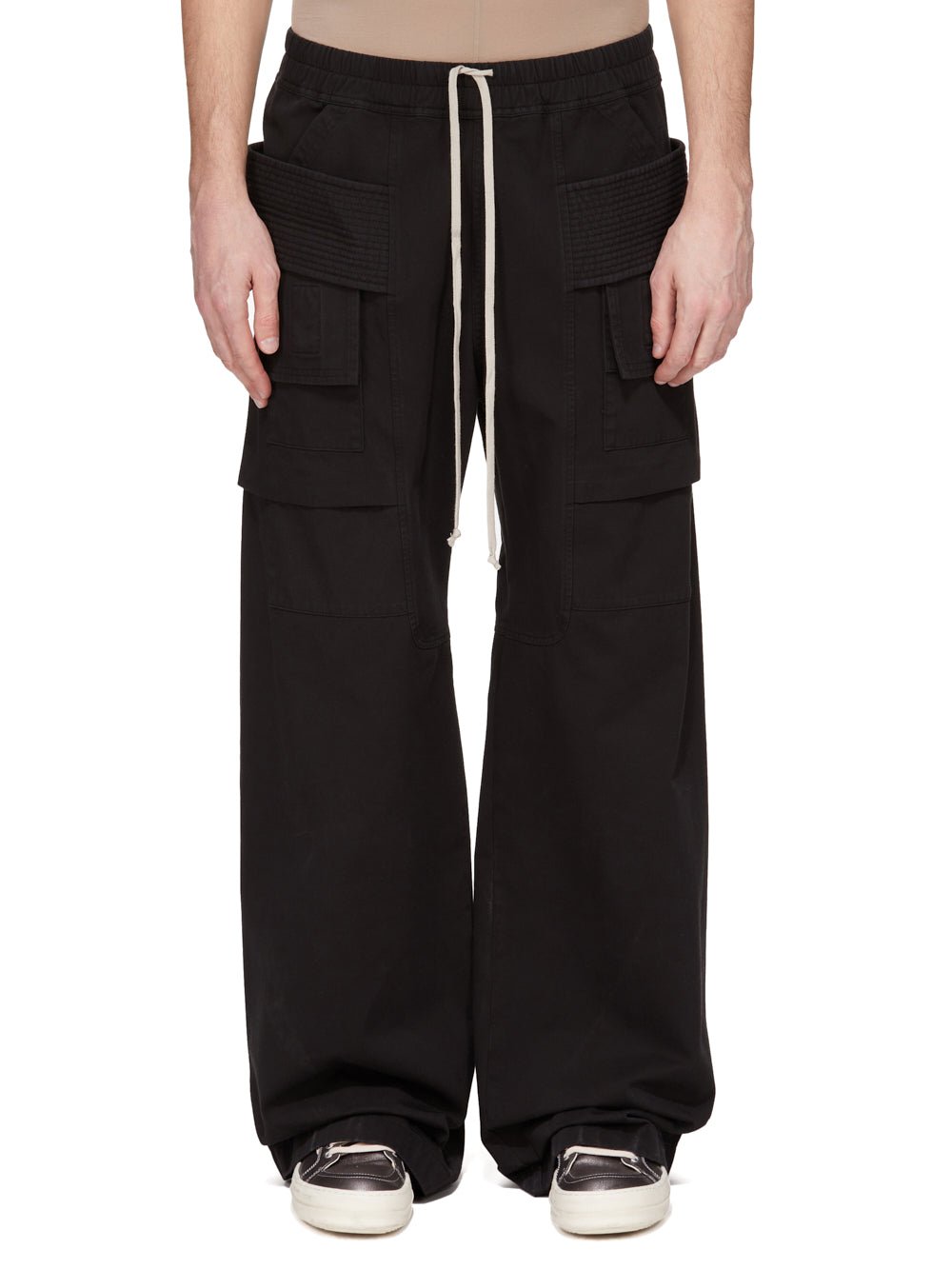 Creatch Wide Cargo Drawstring Black