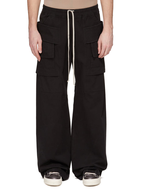 Creatch Wide Cargo Drawstring Black