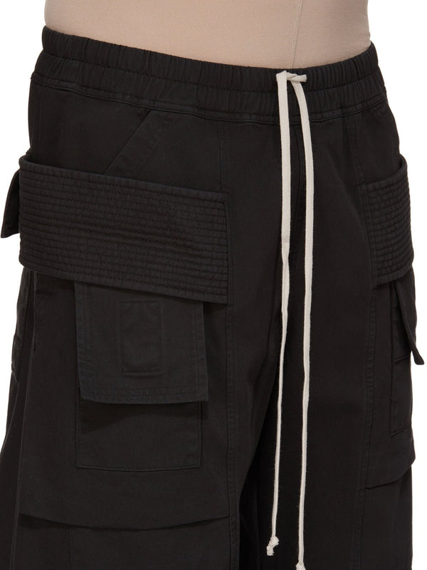 Creatch Wide Cargo Drawstring Black