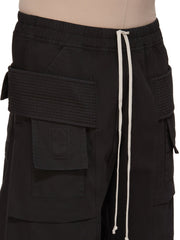 Creatch Wide Cargo Drawstring Black