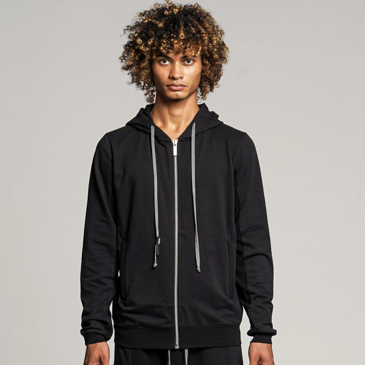 Hoodie Zip Black