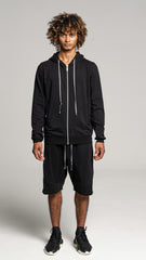 Hoodie Zip Black