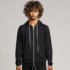 Hoodie Zip Black
