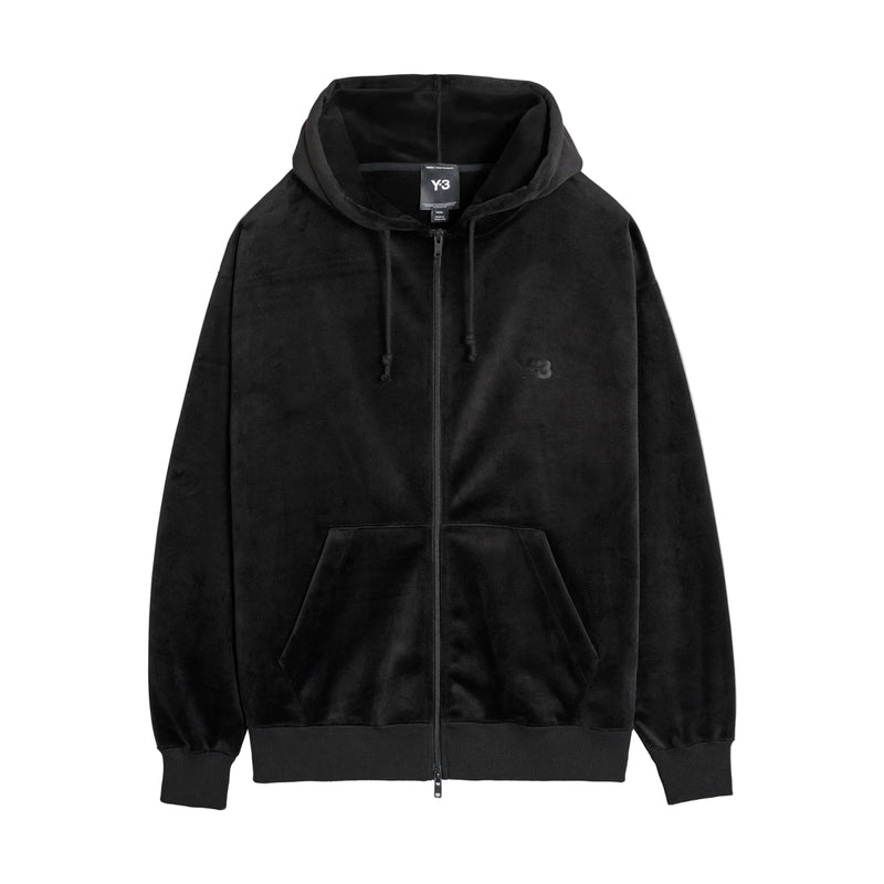 Y-3 Velvet Zip Hood Black IA4371