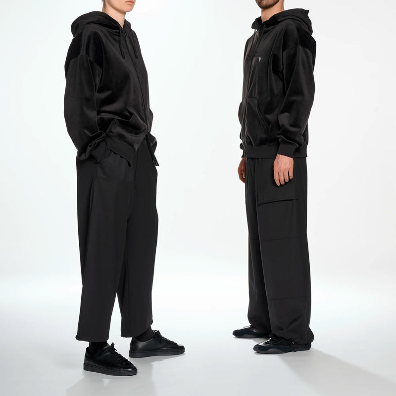 Y-3 Velvet Zip Hood Black IA4371