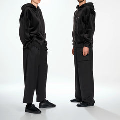Y-3 Velvet Zip Hood Black IA4371