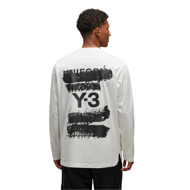 Y-3 GFX LS Tee White JM3234