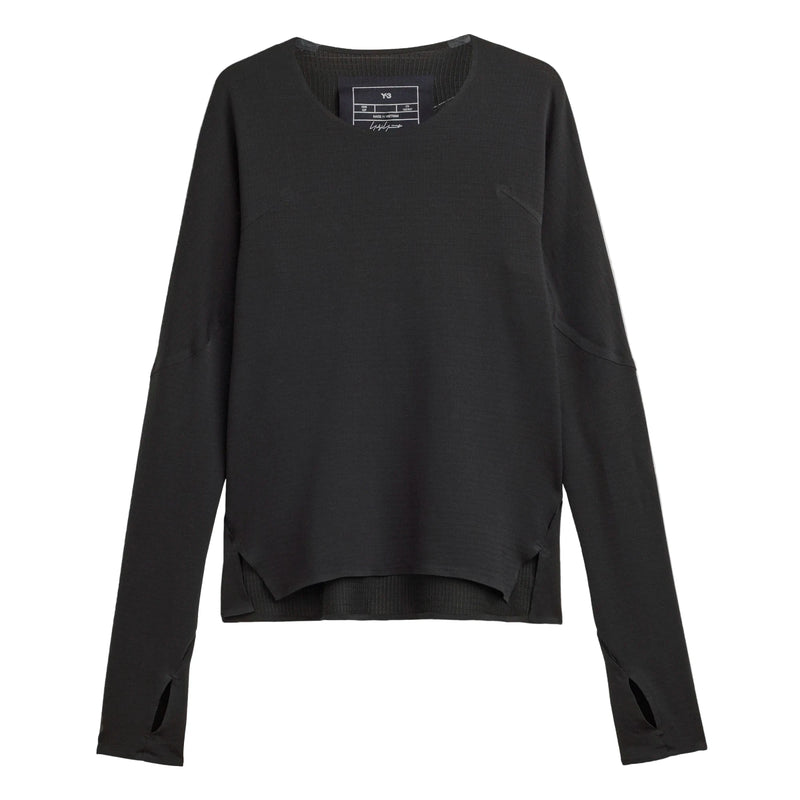 W RUN LS BLACK JV6769