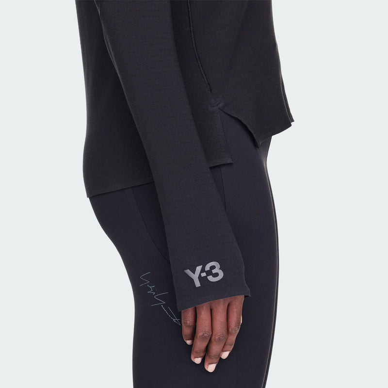 W RUN LS BLACK JV6769