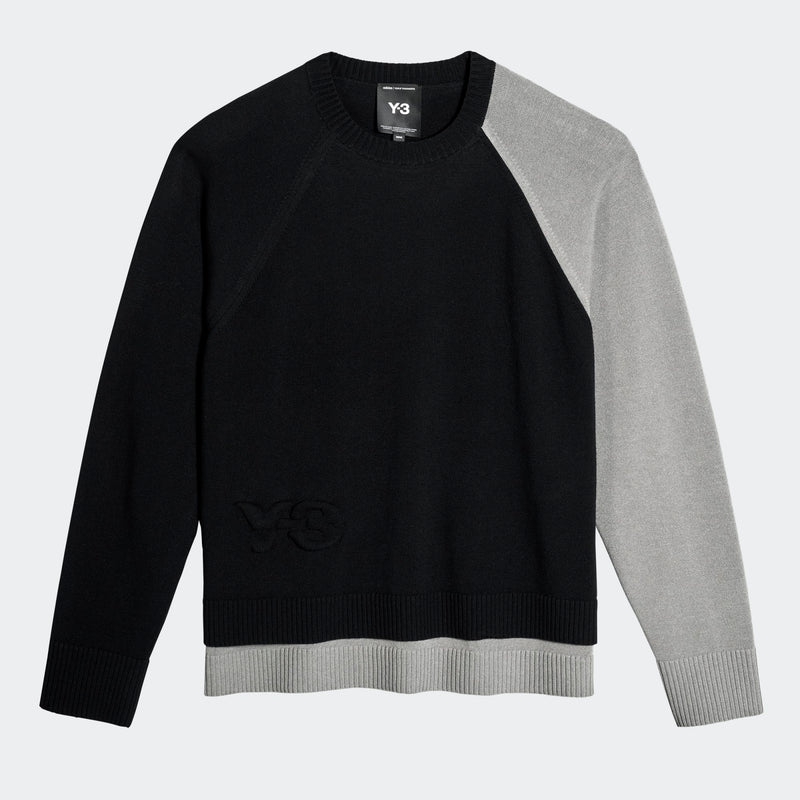 Y-3 U Logo Knit Crew JX7331