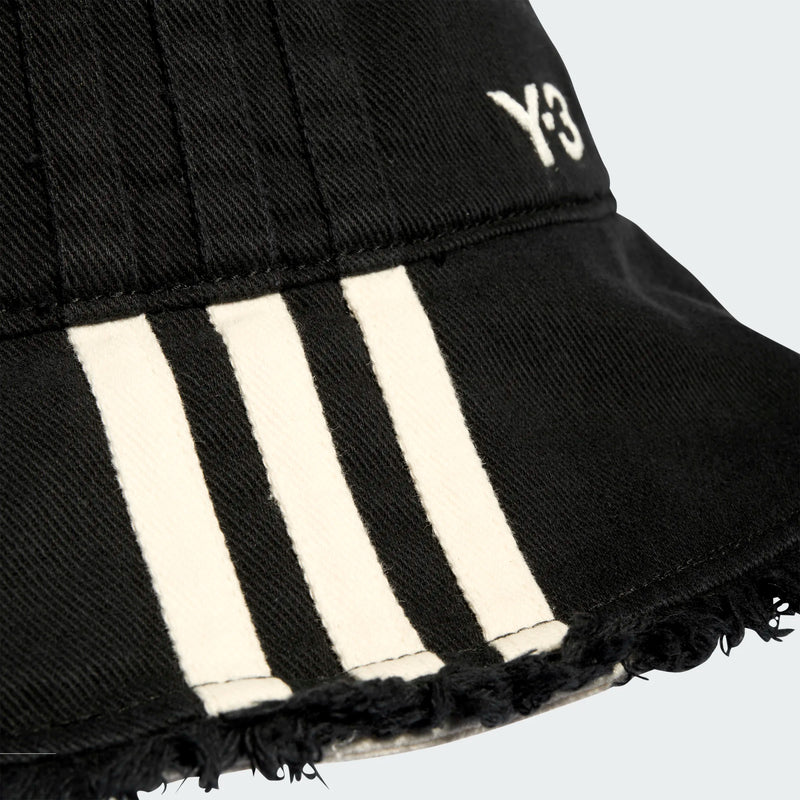 Y-3 Stripes Hat Black KD2433