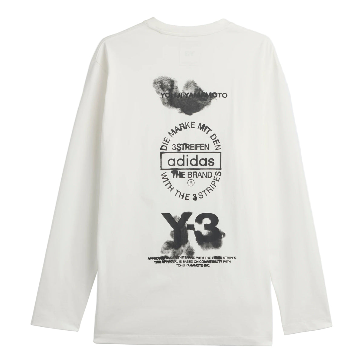 Y-3 GFX LS Tee White KE5094