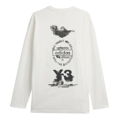 Y-3 GFX LS Tee White KE5094