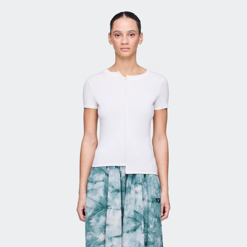 Y-3 DD Fitted Tee White KQ9789