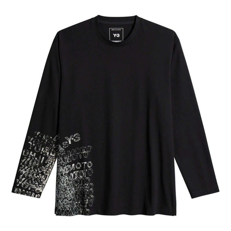 Y-3 GFX LS Tee Black KR2239
