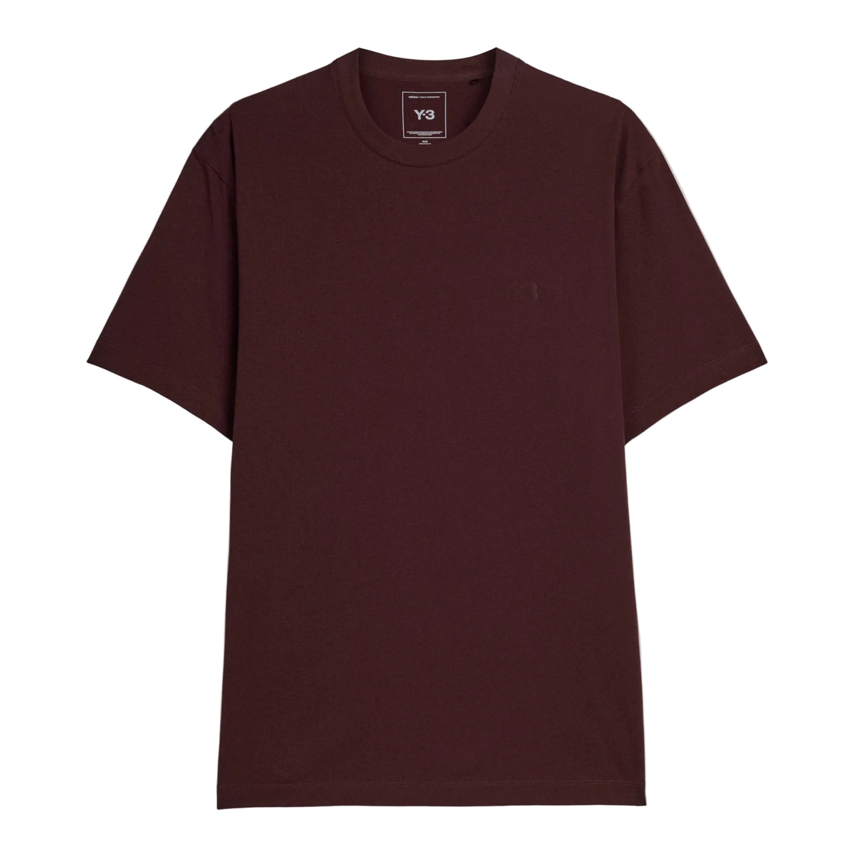 Y-3 Reg SS Tee Burgundy KU2264