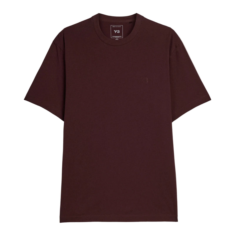 Y-3 Reg SS Tee Burgundy KU2264