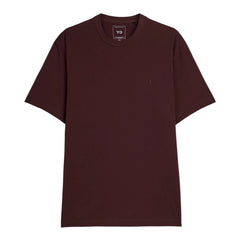 Y-3 Reg SS Tee Burgundy KU2264