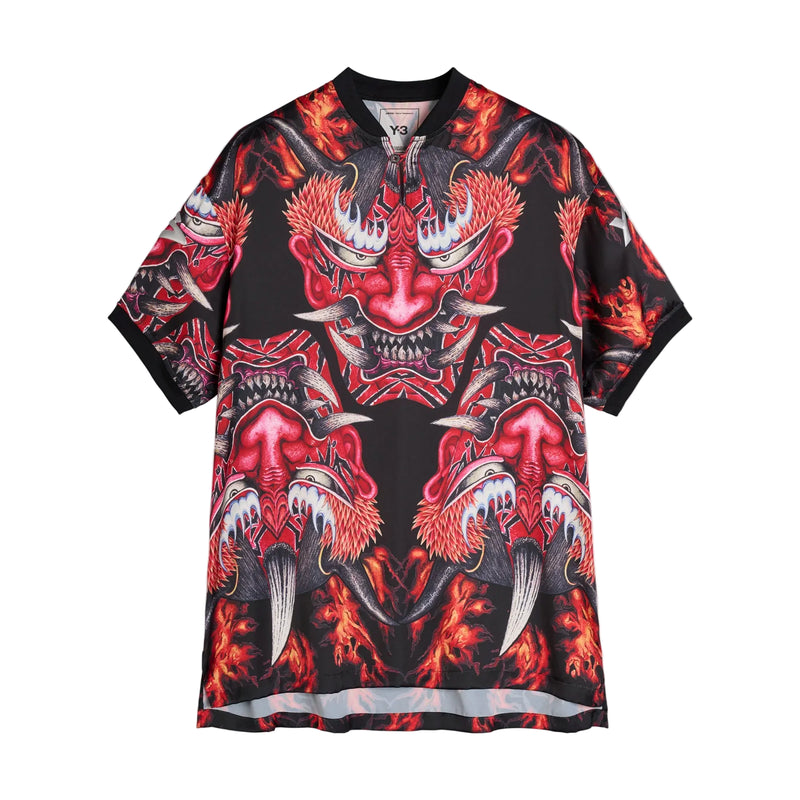 Y-3 Satin Shirt Red KX3807
