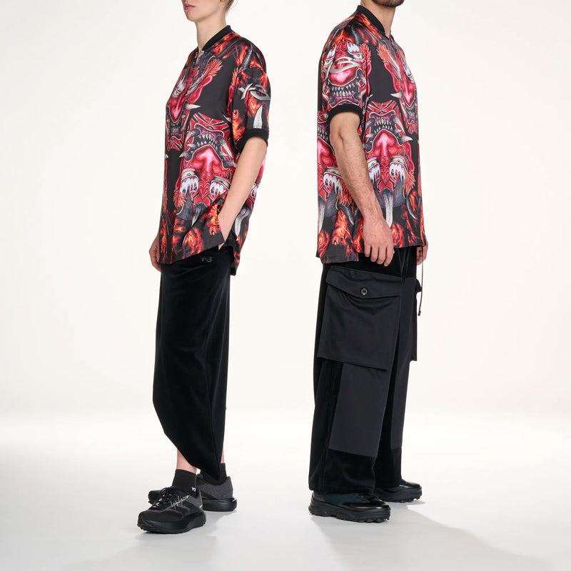 Y-3 Satin Shirt Red KX3807