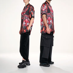Y-3 Satin Shirt Red KX3807