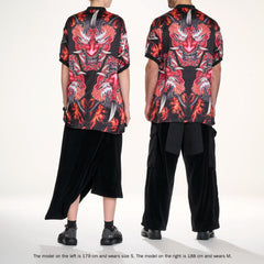 Y-3 Satin Shirt Red KX3807