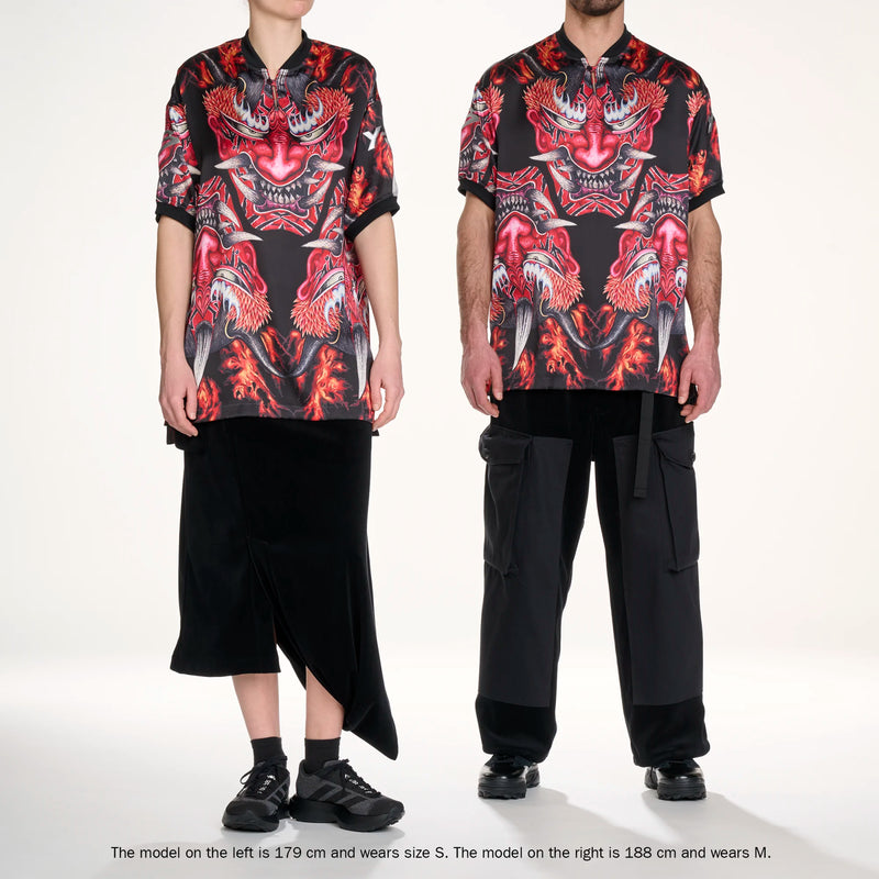 Y-3 Satin Shirt Red KX3807