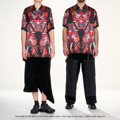 Y-3 Satin Shirt Red KX3807