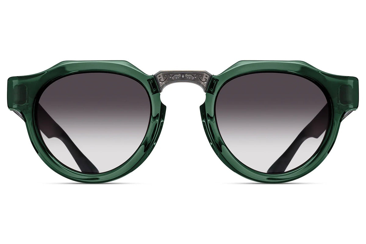 Matsuda M1037 Bottle Green Grey Gradient