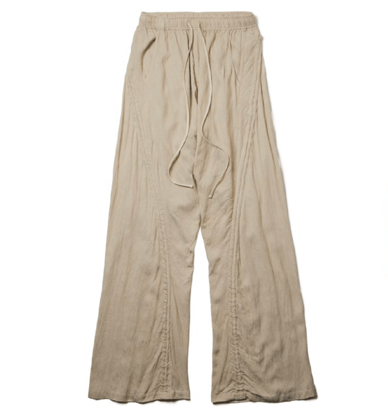 Linen Blend Trousers Sand 937PAM26