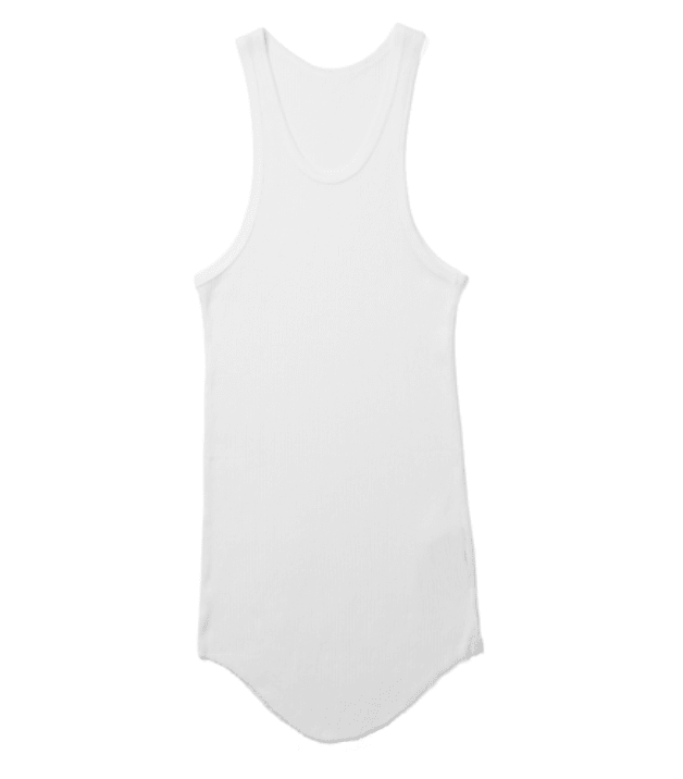 Silk Rib Tank White 937CUM27