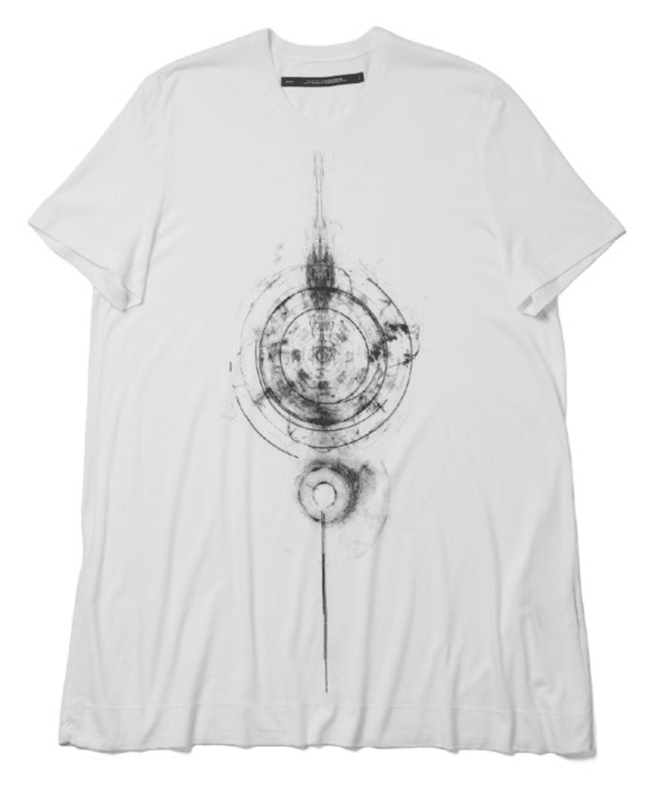 Relaxed Print Tee White - 937CPM2