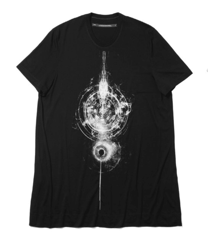 Relaxed Print Tee Black - 937CPM2