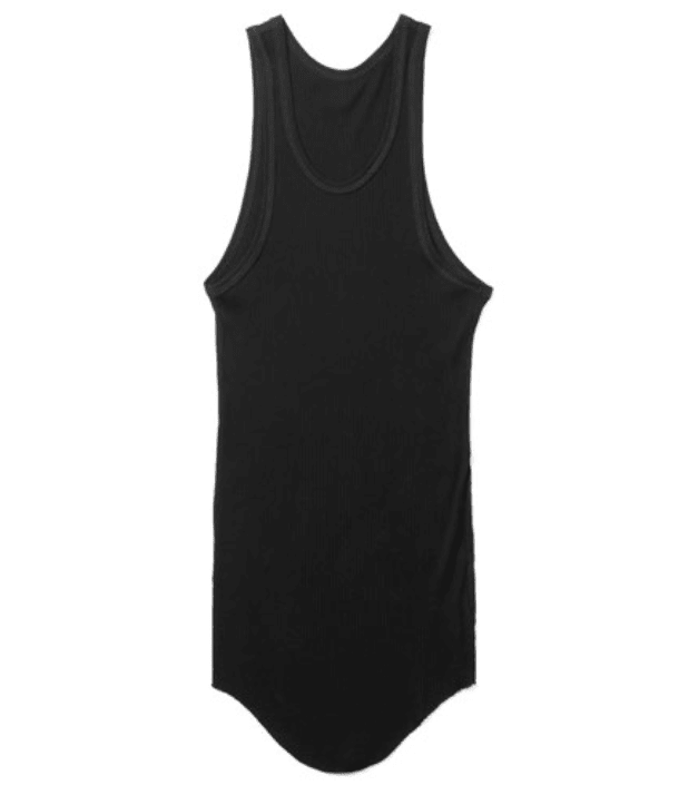 Silk Rib Tank Black 937CUM27