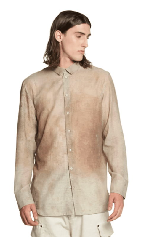 MASNADA Burlap Cotton Shirt M3677BUR