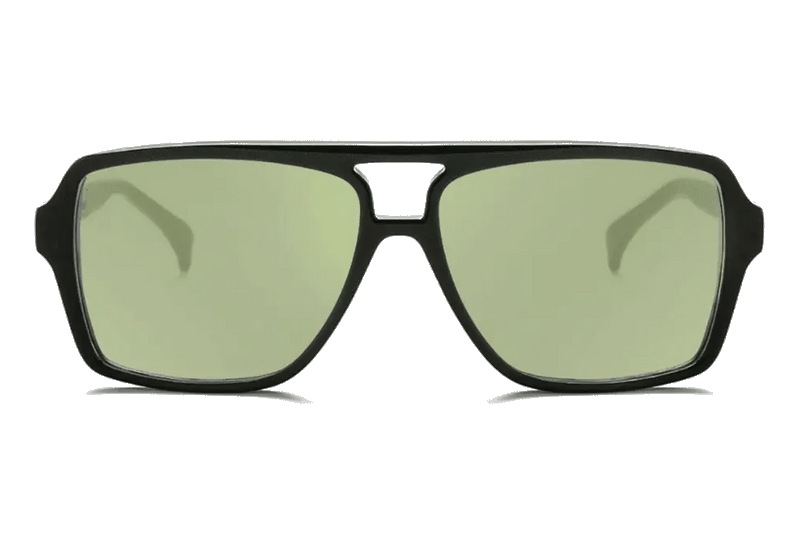 AM Eyewear Cox Black Green Photo Chromatic