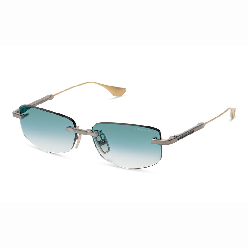 DITA Trysim.75 Brushed Raw Titanium Blue