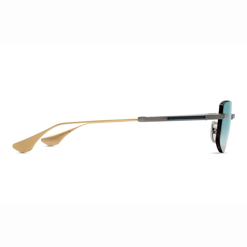 DITA Trysim.75 Brushed Raw Titanium Blue