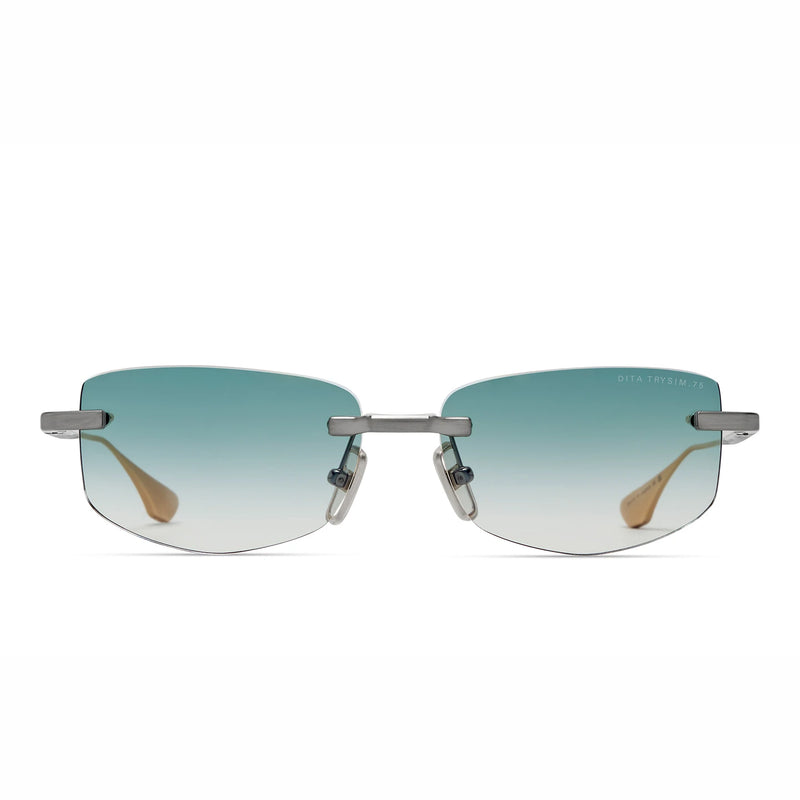 DITA Trysim.75 Brushed Raw Titanium Blue