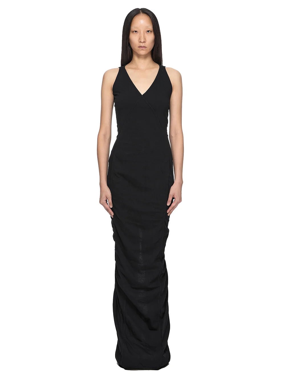V Neck Column Dress