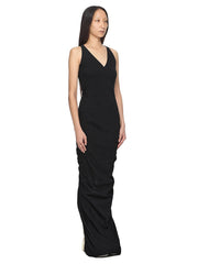 V Neck Column Dress